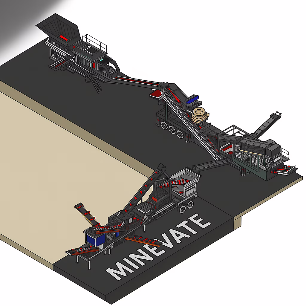 Taşınabilir Kırma ve Eleme Tesisi – MINEVATE