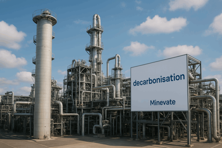 usine de décarbonisation, technologie CCUR, CDA, EACC, émissions net-zero, énergie durable