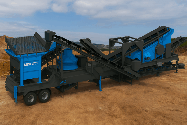 PMVS-90 mobile Sandwaschanlage für Bau und Bergbau